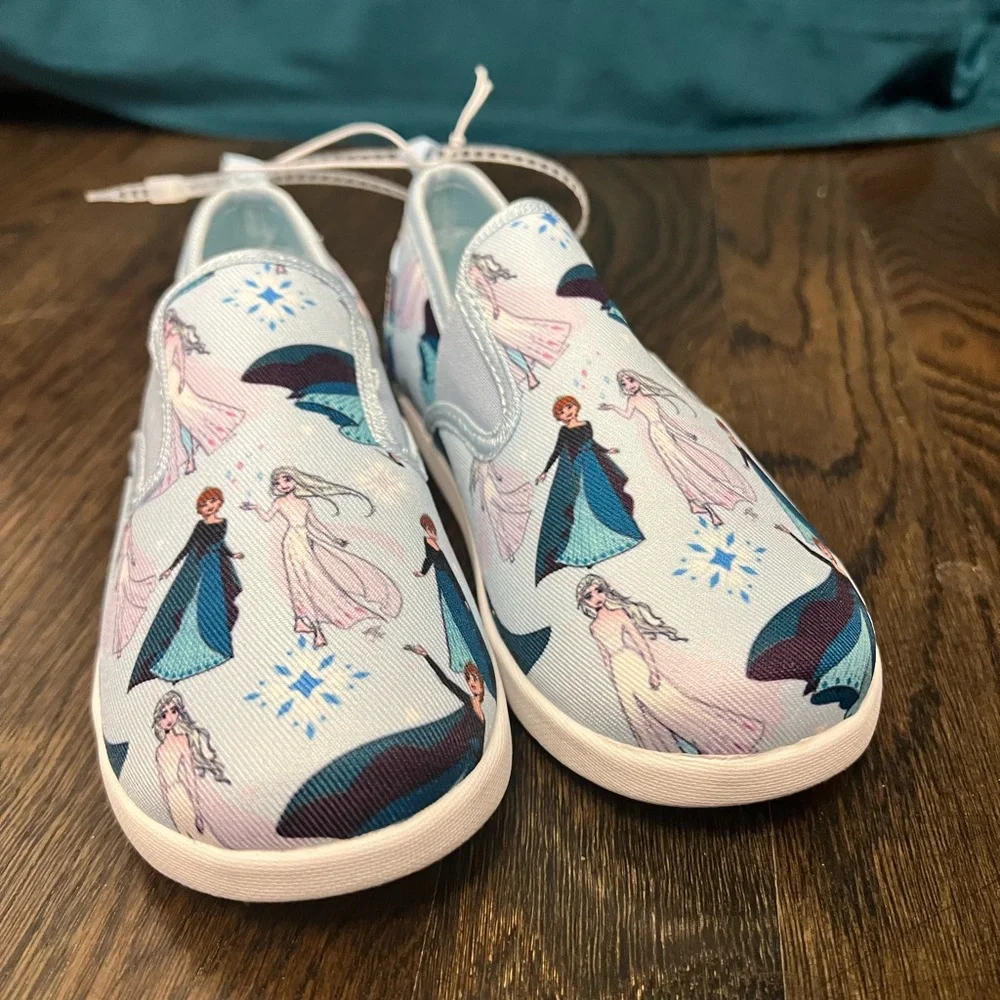 Disney Frozen Girl’s Slip On Shoes - Picture 2 of 5